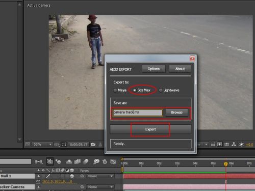 ترکیب اشیا سه بعدی و صحنه واقعی با افترافکت و تری دی ماکس